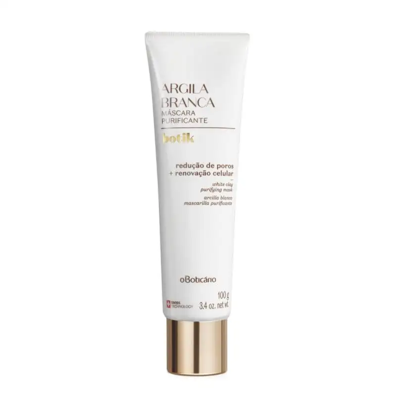 MASCARILLA FACIAL DE ARCILLA BLANCA PURIFICANTE BOTIK, 100G