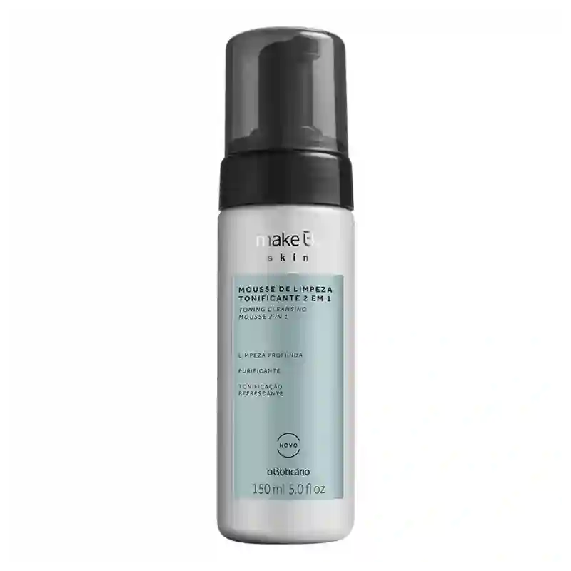 MOUSSE LIMPIADORA TONIFICANTE 2 EN 1 MAKE B., 150ML