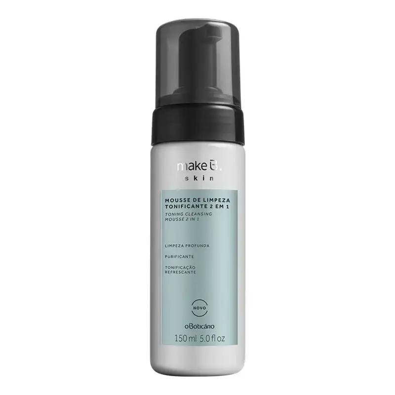 MOUSSE LIMPIADORA TONIFICANTE 2 EN 1 MAKE B., 150ML
