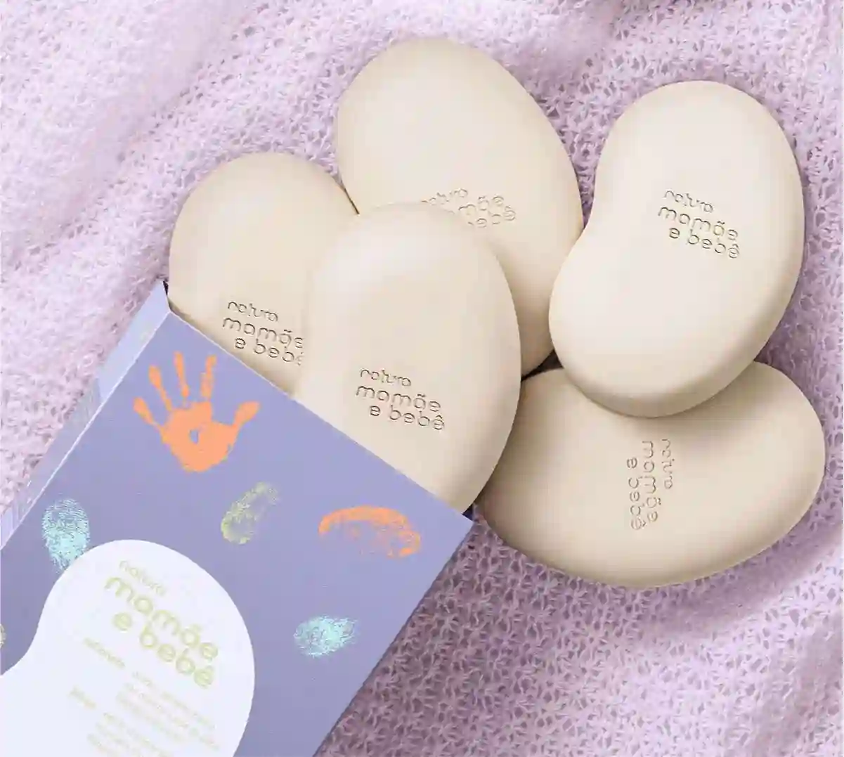 Natura Baby Soap MAMAE Jabón en Barra Relajante para Mamá y Bebé - 2 unidades de 100 g cada una BEBÉ