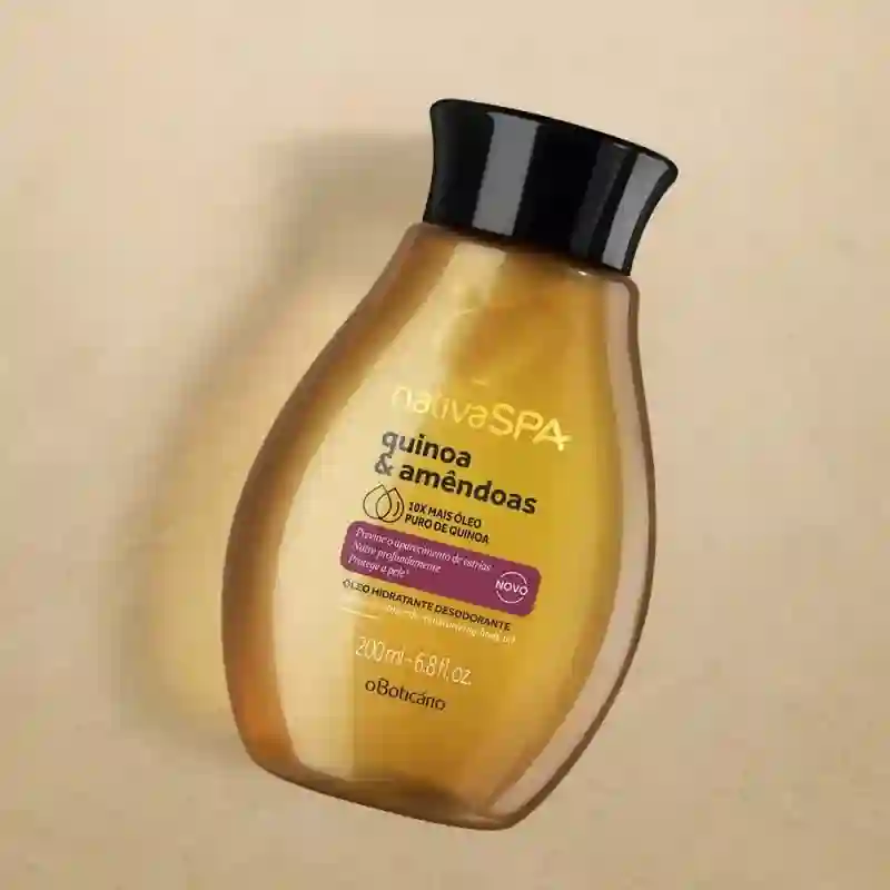 NATIVA SPA ACEITE HIDRATANTE DE ALMENDRA Y QUINUA, 200ML