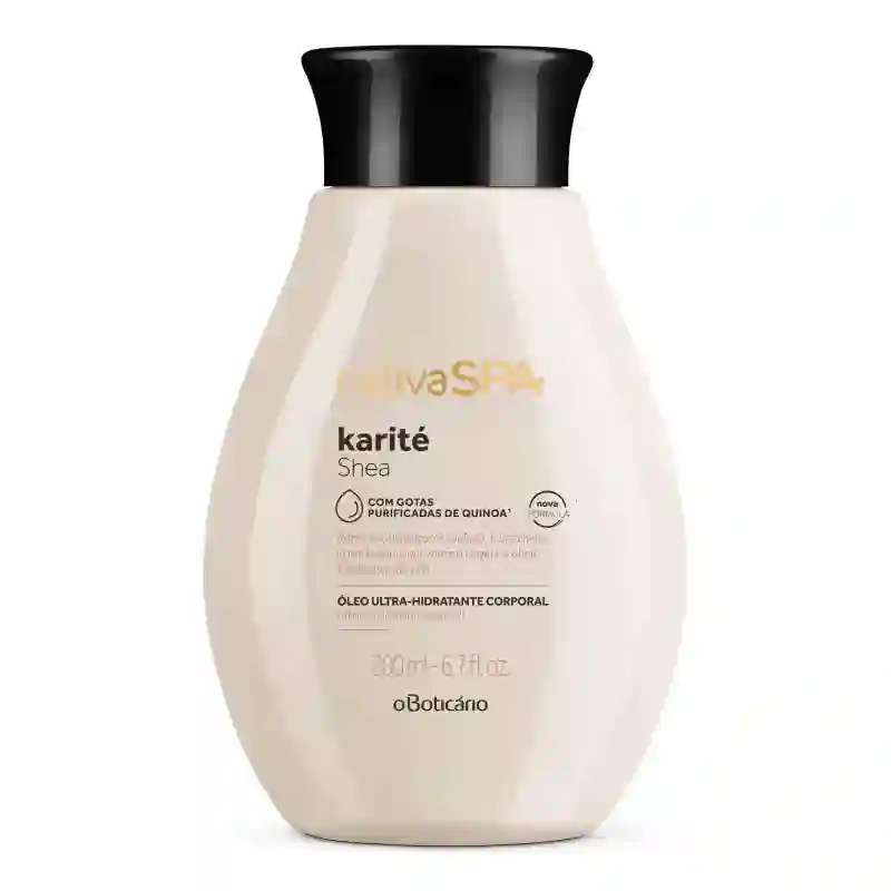 NATIVA SPA ACEITE HIDRATANTE KARITÉ, 200ML