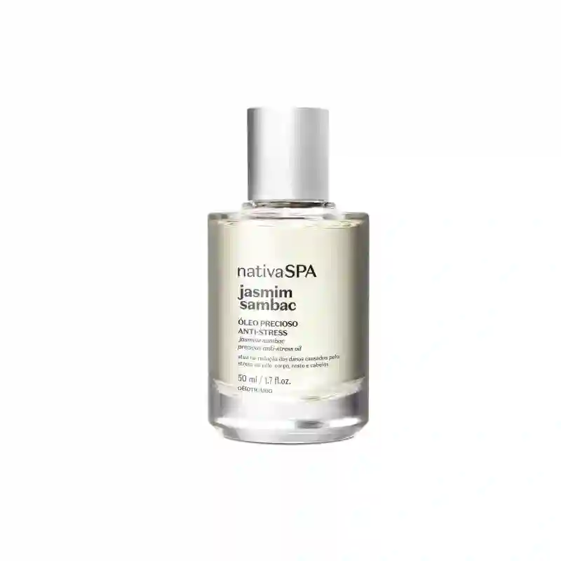 ACEITE PRECIOSO MULTIBENEFICIOS PARA PIEL Y CABELLO NATIVA SPA JASMIM SAMBAC, 50ML