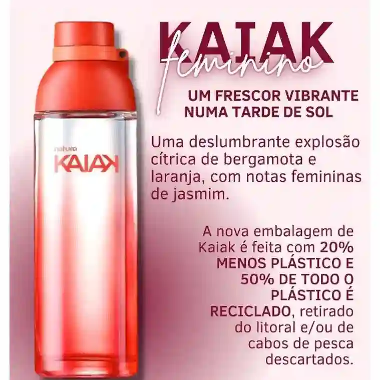PERFUME TRADICIONAL FEMENINO KAIAK 100ML NATURA