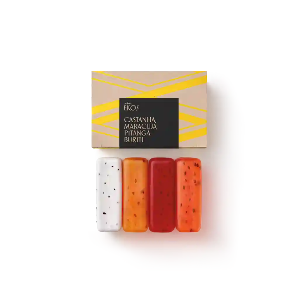 JABÓN CREMOSO Y EXFOLIANTE - EKOS - 4X100G