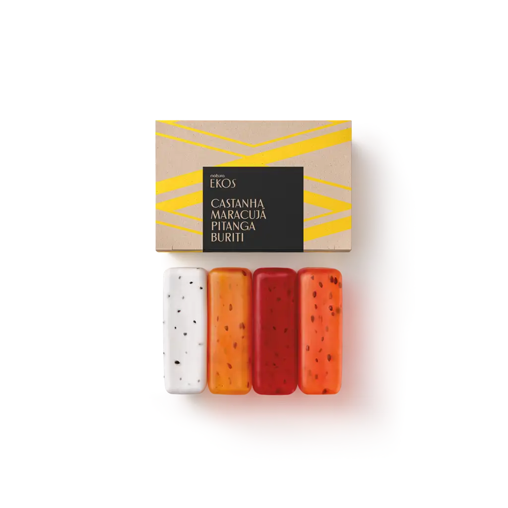 JABÓN CREMOSO Y EXFOLIANTE - EKOS - 4X100G