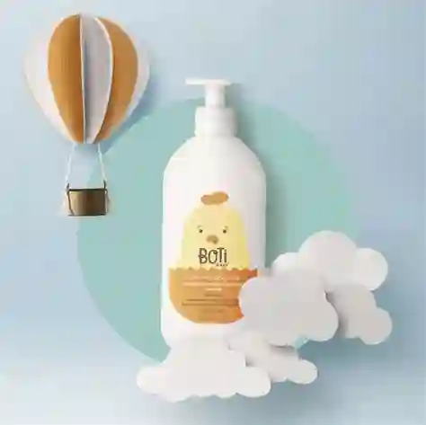BOTI BABY JABÓN LÍQUIDO PARA CUERPO Y CABELLO, 400ML