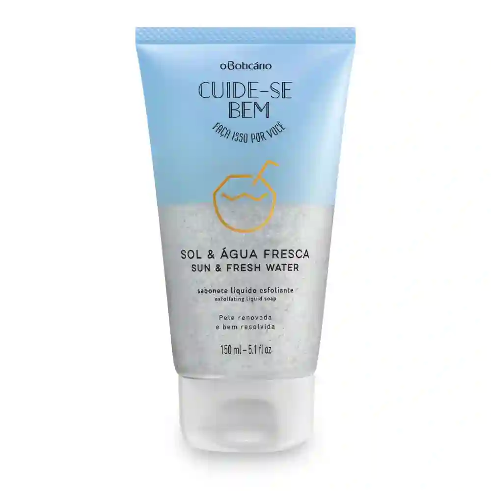 JABÓN LÍQUIDO EXFOLIANTE CORPORAL CUÍDATE SOL Y AGUA DULCE, 150ML