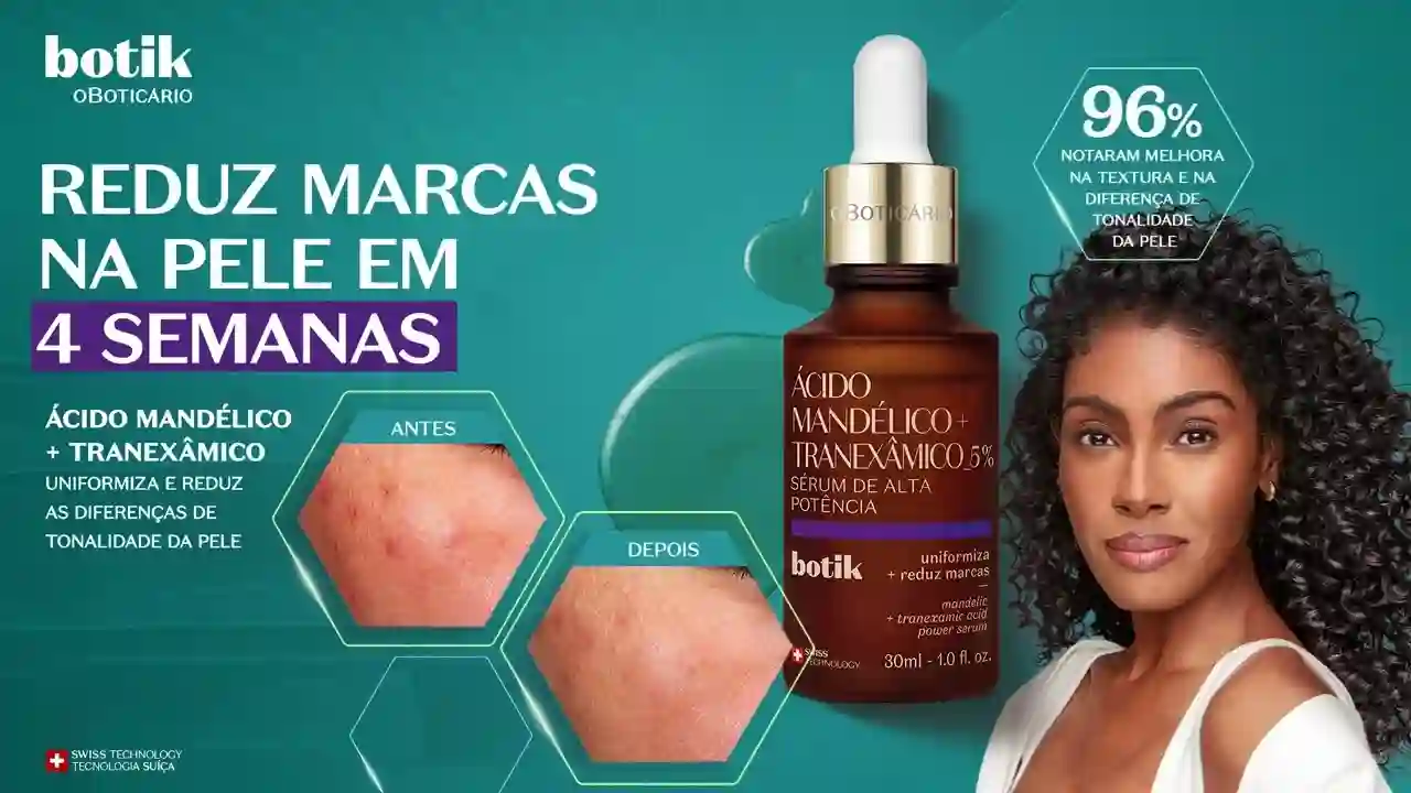 Serum de alta potencia ácido mandelico + tranexamico 5% Botik 30 ml