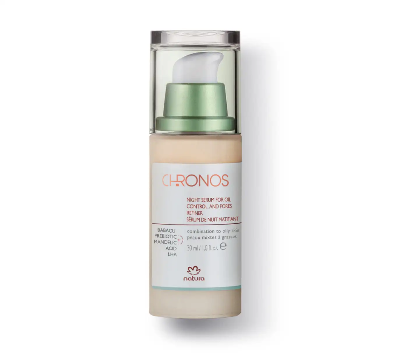 SERUM DE NOCHE ANTIACEITE Y POROS - CHRONOS - 30ML