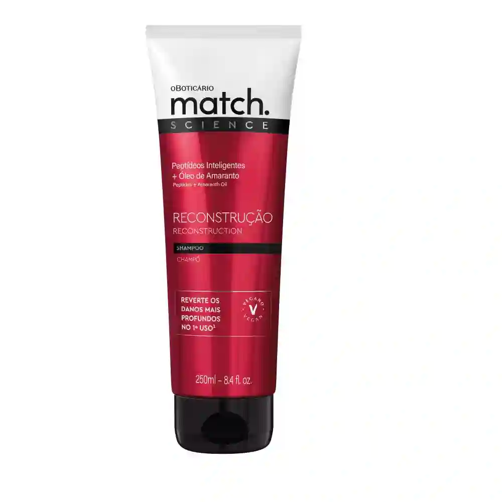 CHAMPÚ RECONSTRUCCIÓN MATCH SCIENCE, 250ML