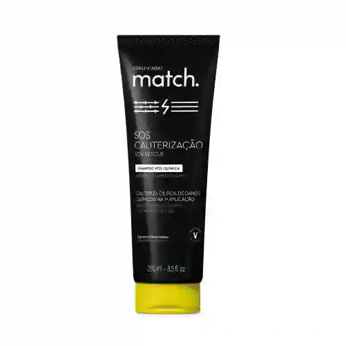 MATCH SOS CHAMPÚ POST-QUÍMICO CAUTERIZACIÓN 250 ML