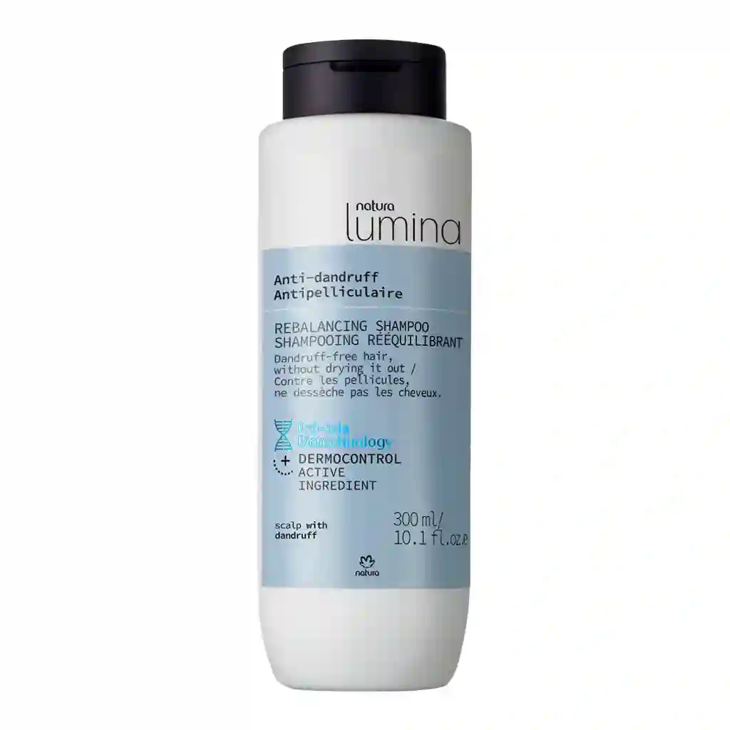CHAMPÚ REEQUILIBRADOR ANTICASPA - LUMINA - 300ML