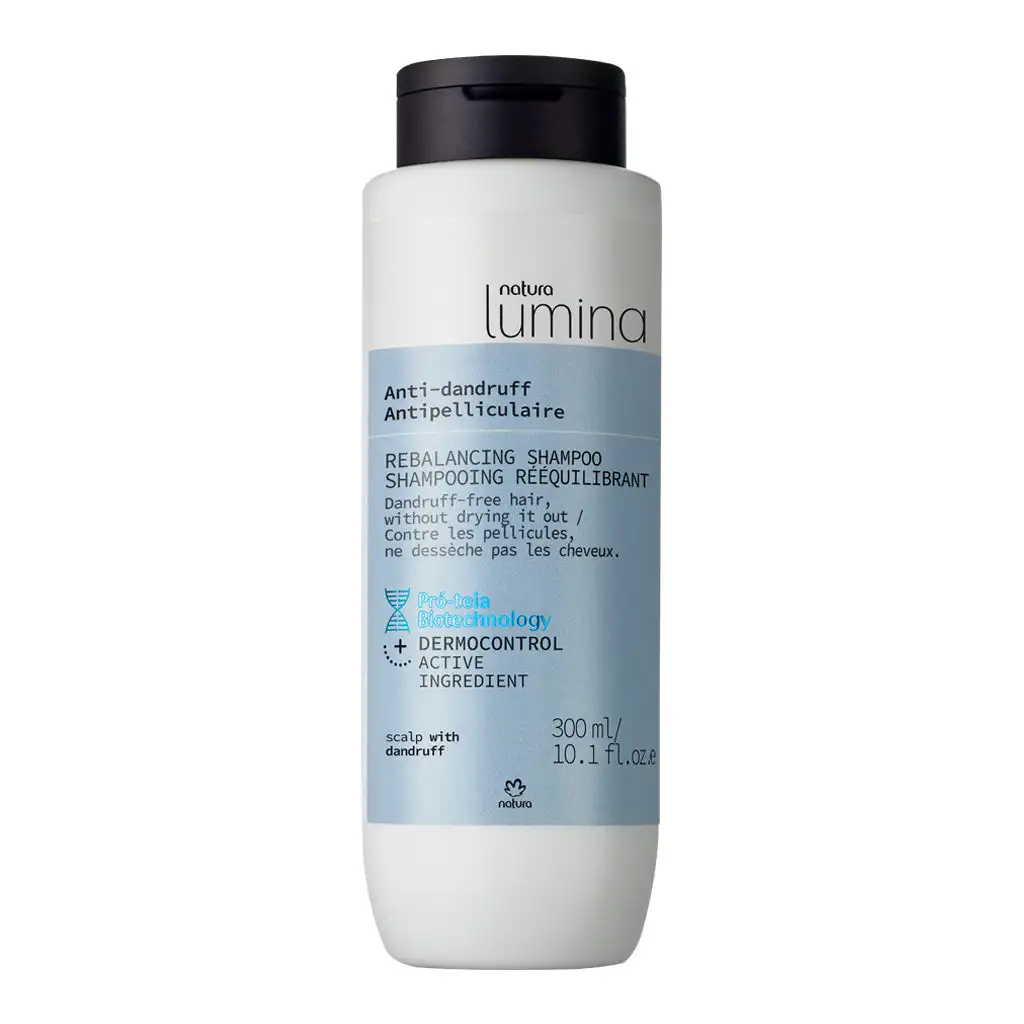 CHAMPÚ REEQUILIBRADOR ANTICASPA - LUMINA - 300ML
