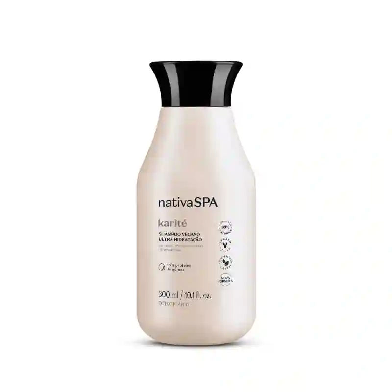 Nativa Spa Karité Champú Vegano Ultra Hidratación 300ml
