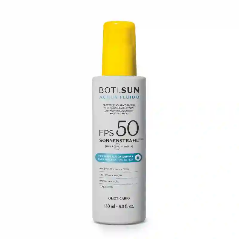 Spray Protector Solar Corporal SPF 50 BOTI.SUN Acqua Fluido 180ml