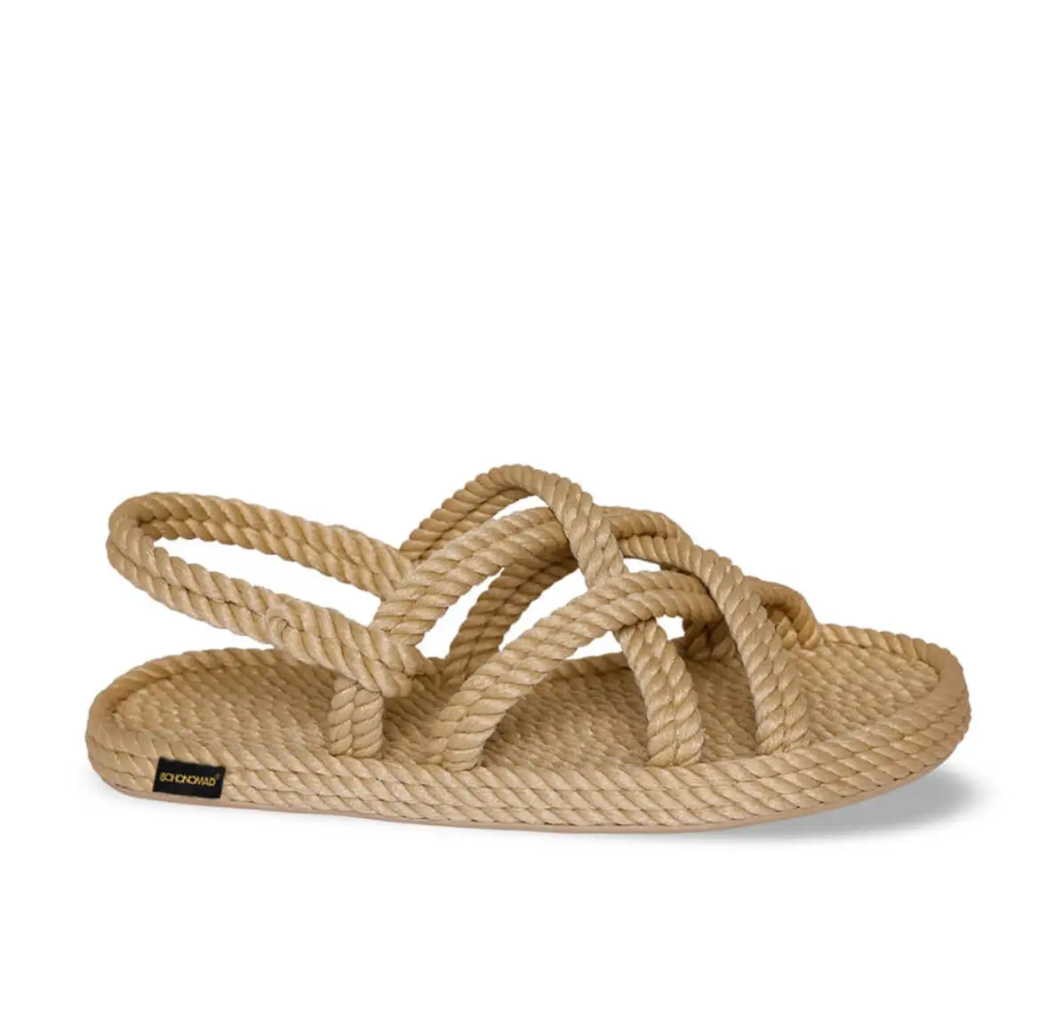 BOHONOMAD®️ BODRUM By Atelier Sandalia de cuerda Beige - Imagen 2