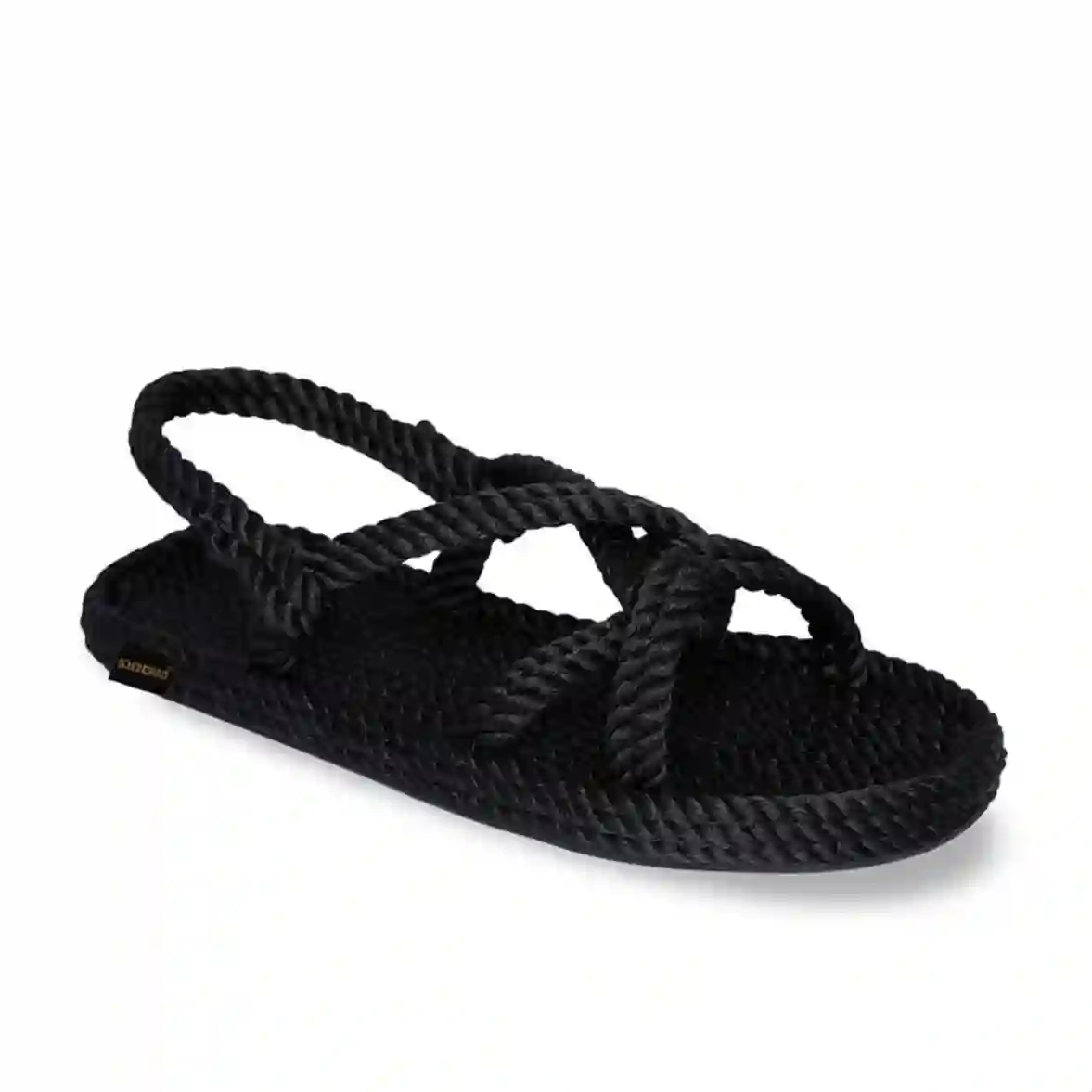 BOHONOMAD®️ BORA BORA By Atelier Sandalia de cuerda Negro