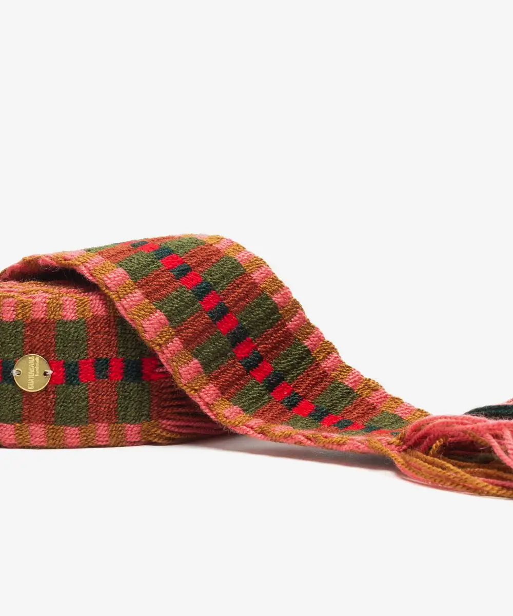 Cinturón Wayuu con flecos - Imagen 3
