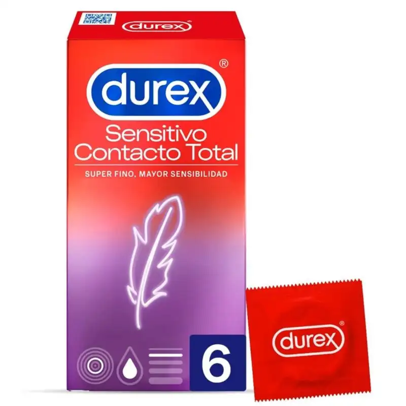 DUREX SENSITIVO CONTACTO TOTAL 6U