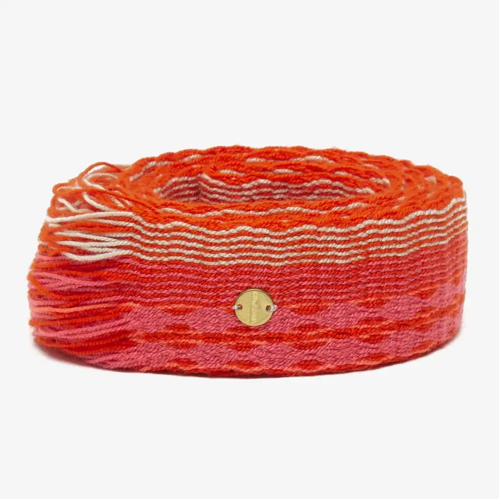 Cinturón Wayuu con flecos - Imagen 5