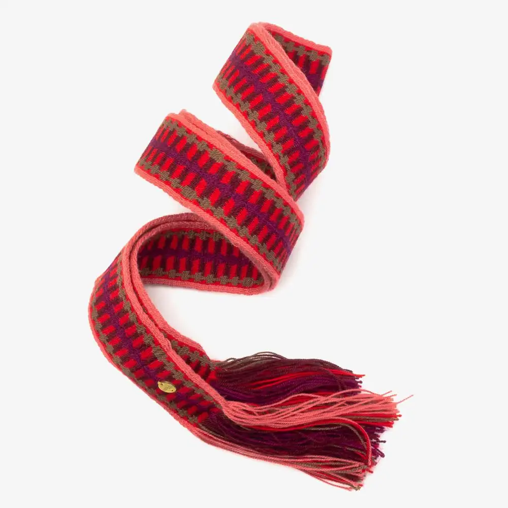 Cinturón Wayuu con flecos - Imagen 13