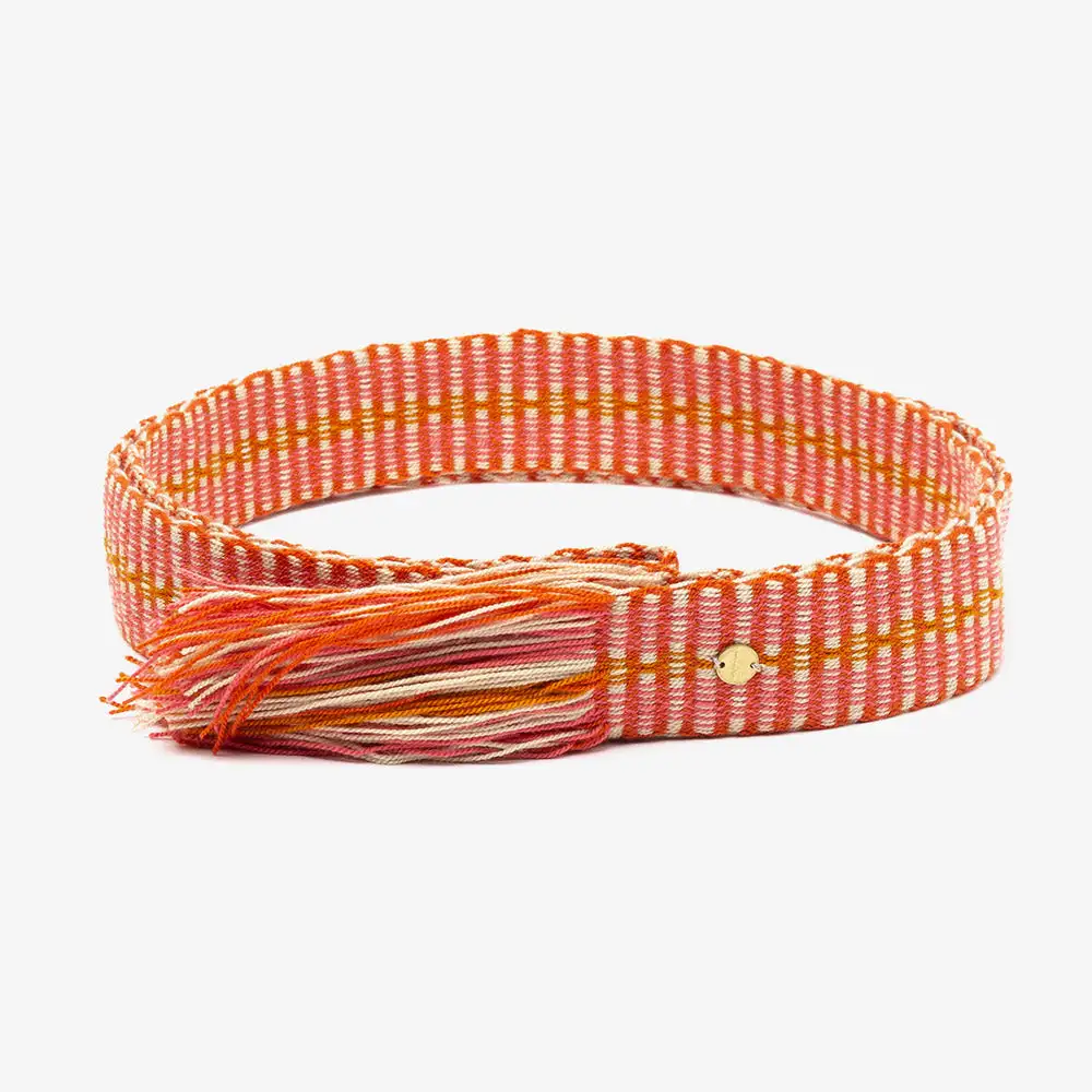 Cinturón Wayuu con flecos - Imagen 16