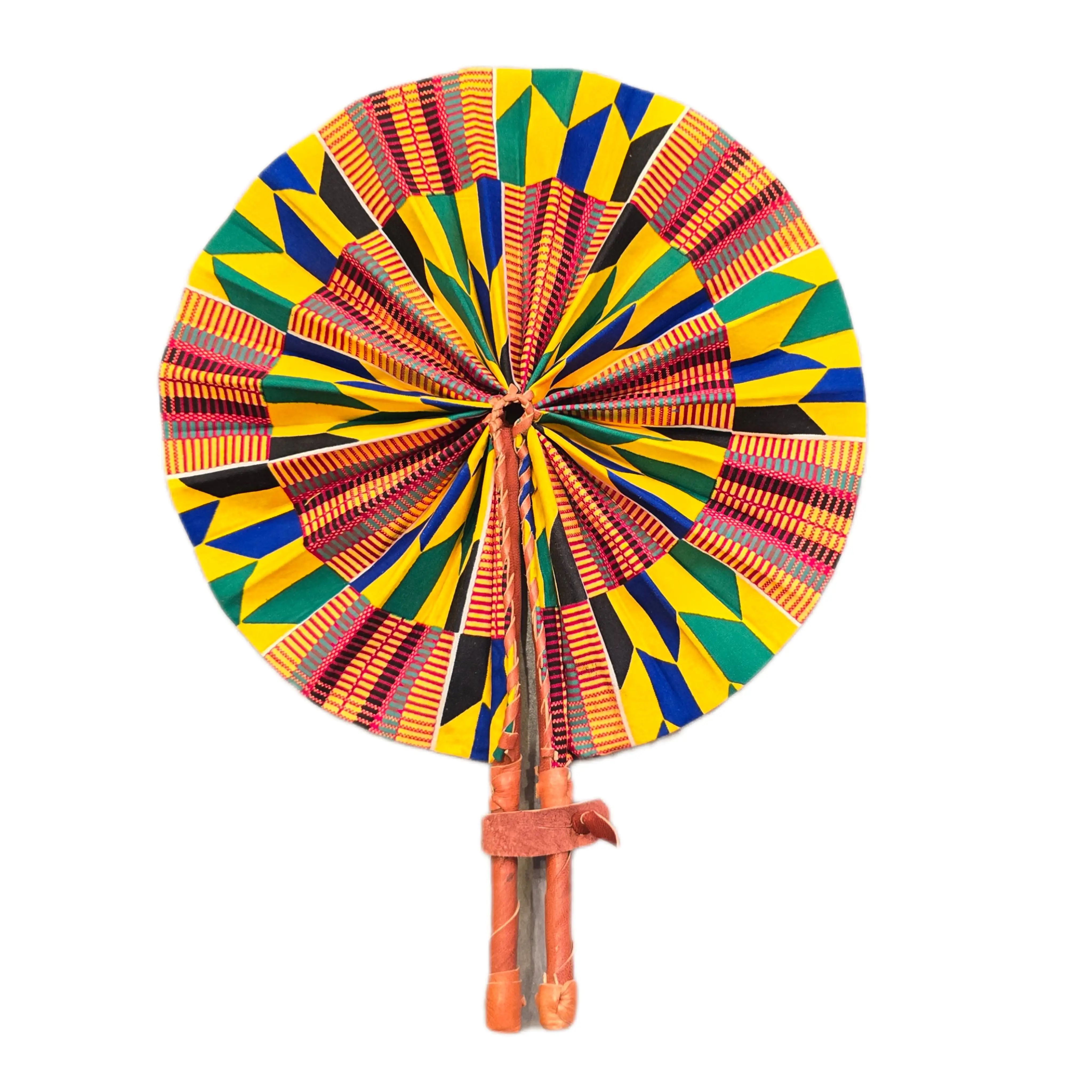 Abanico estampado africano - Imagen 2