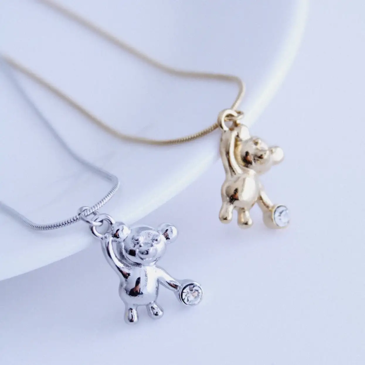 Collar Osito colgando Shine - Imagen 2