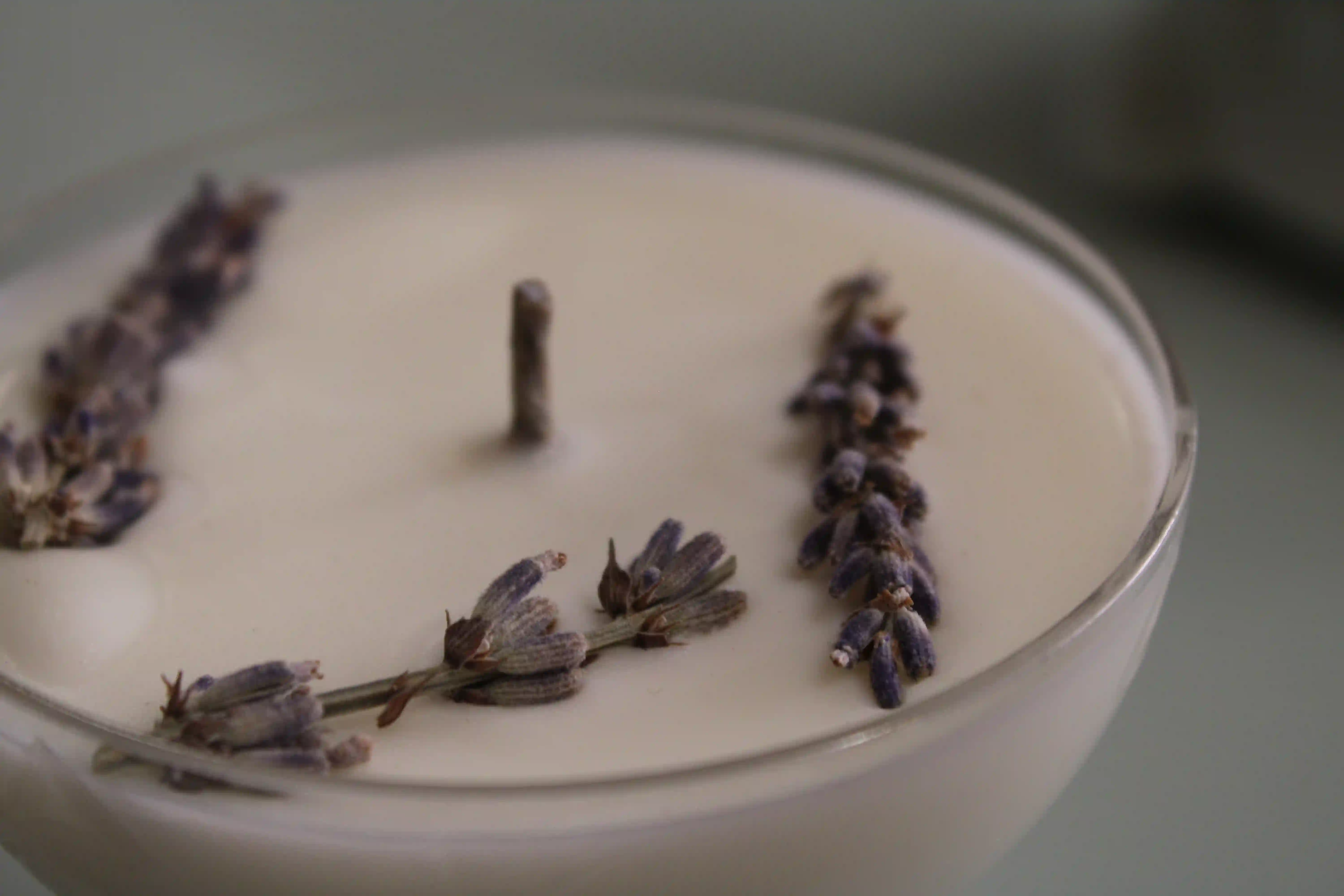 Vela de lavanda