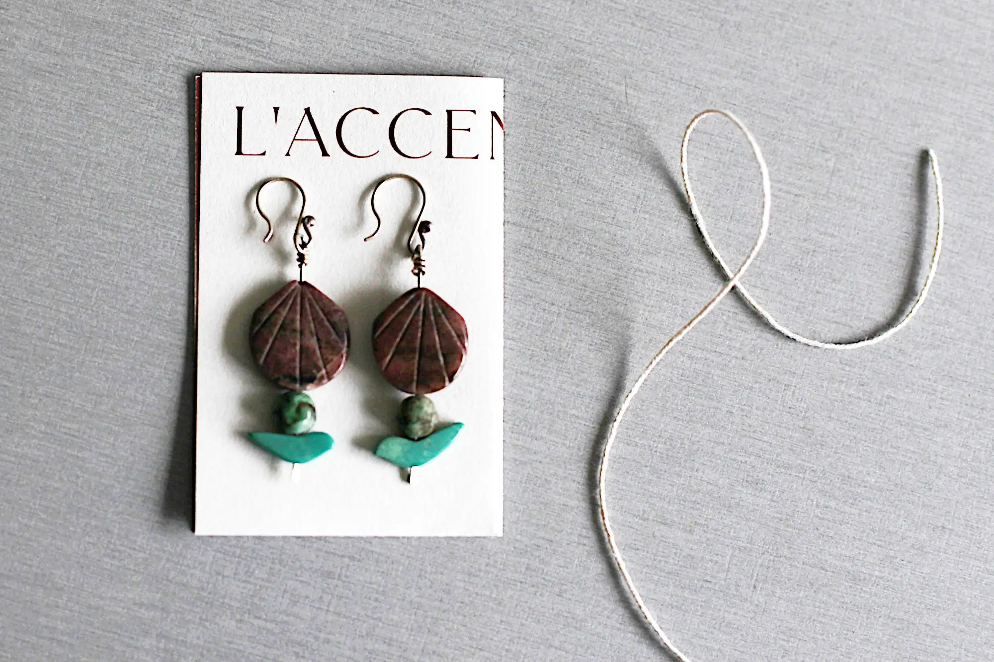 Birds of paradise earrings