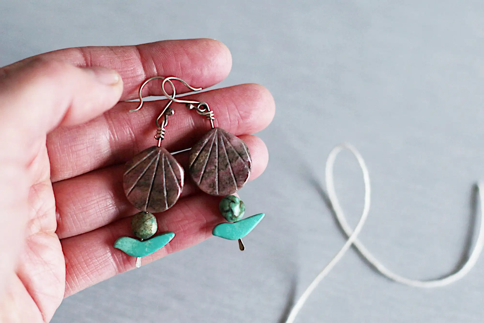 Birds of paradise earrings - Image 2