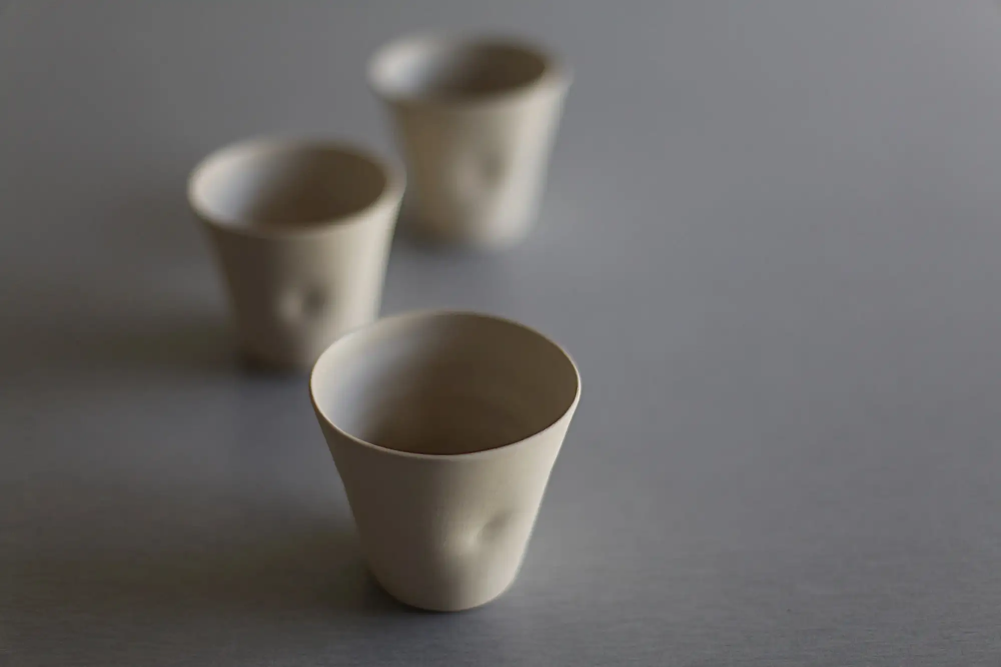 Flat white cup, coffee cup, cafe au lait cup, café au lait cup, ceramic tumbler - stoneware, 200 ml - 6.76 oz