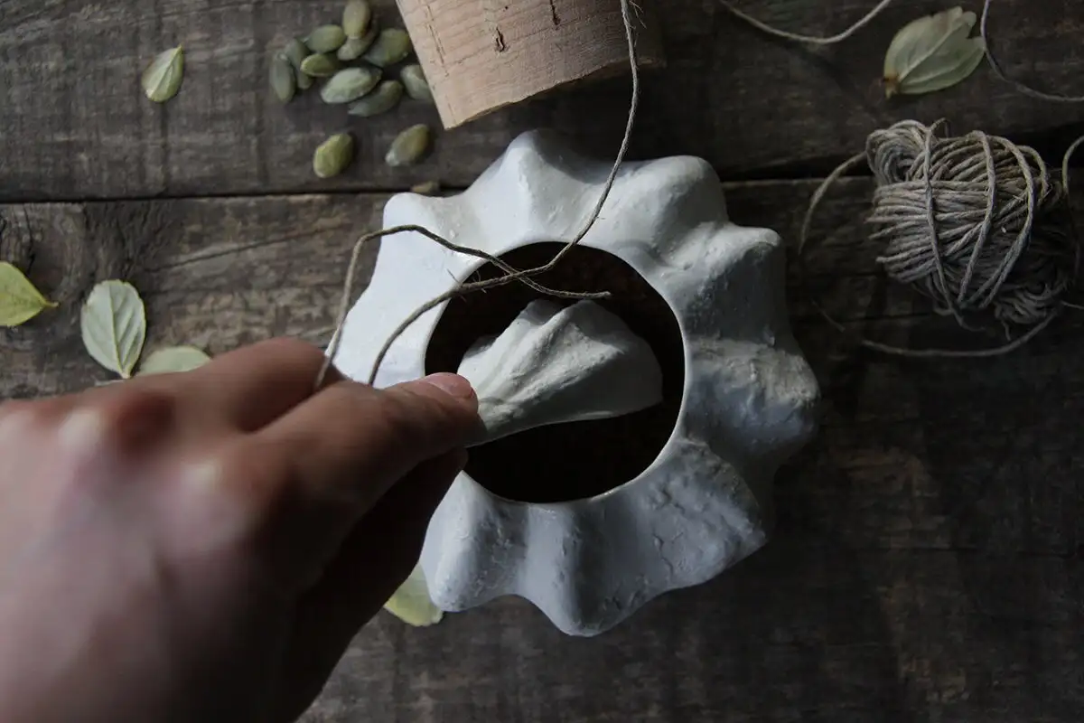 Cuchara de cerámica en forma de calabaza, cuchara de aperitivo, cuchara de cerámica - Imagen 4