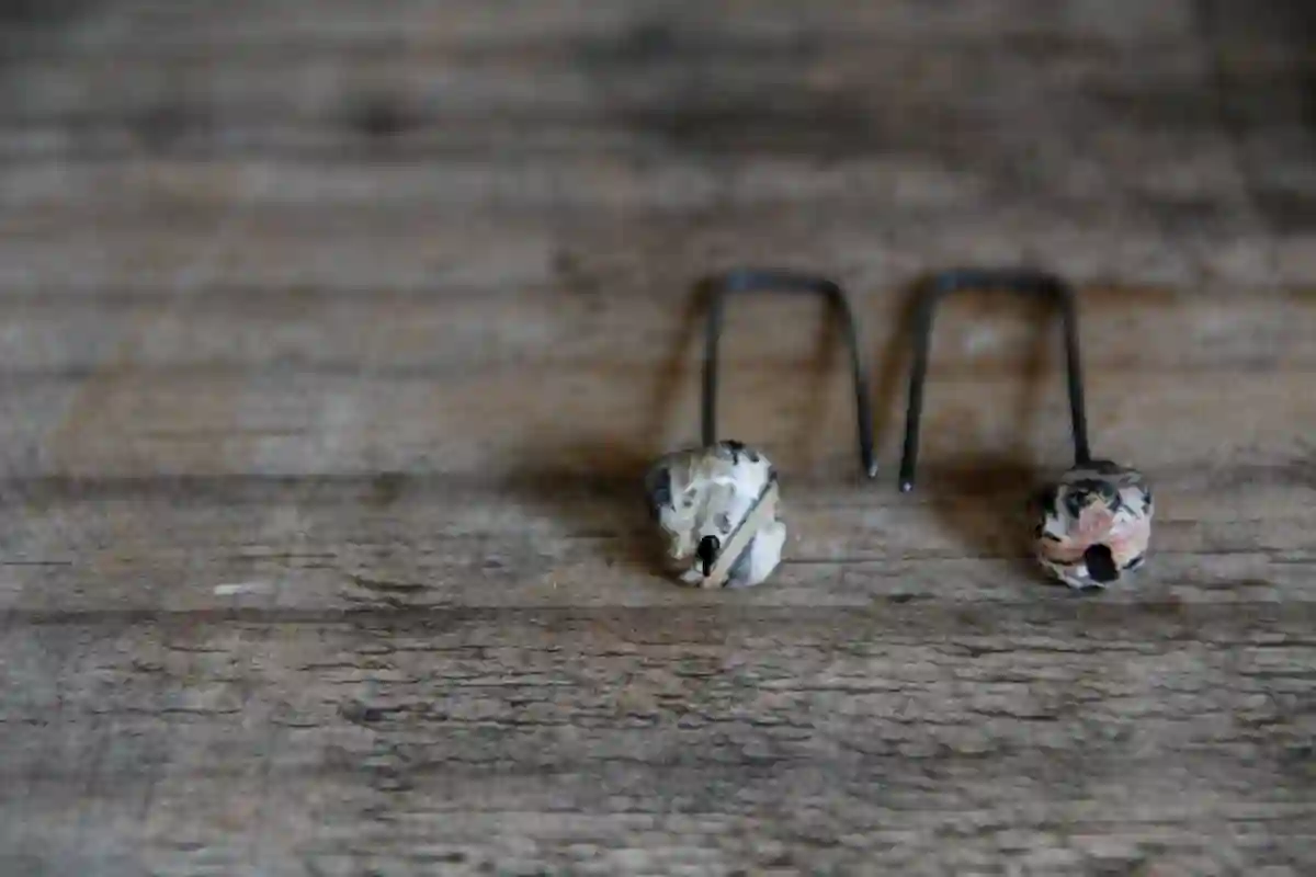 Jasper - pendientes colgantes - plata de ley oxidada