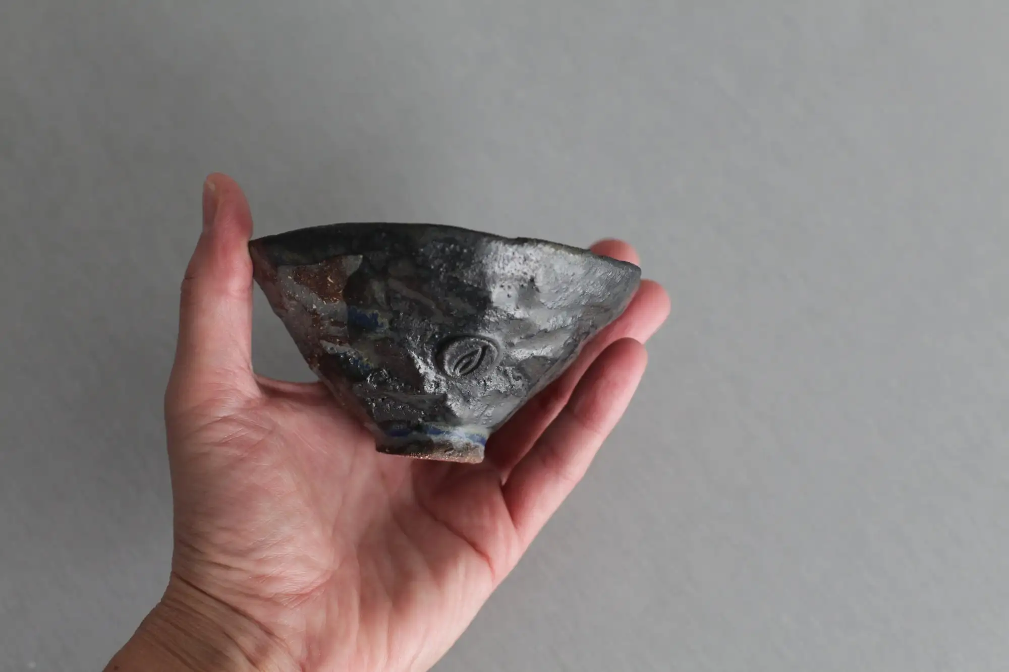 Tazón de té de lava - tazón de té de 100 ml, tazón de gongfu cha, chawan - Imagen 4