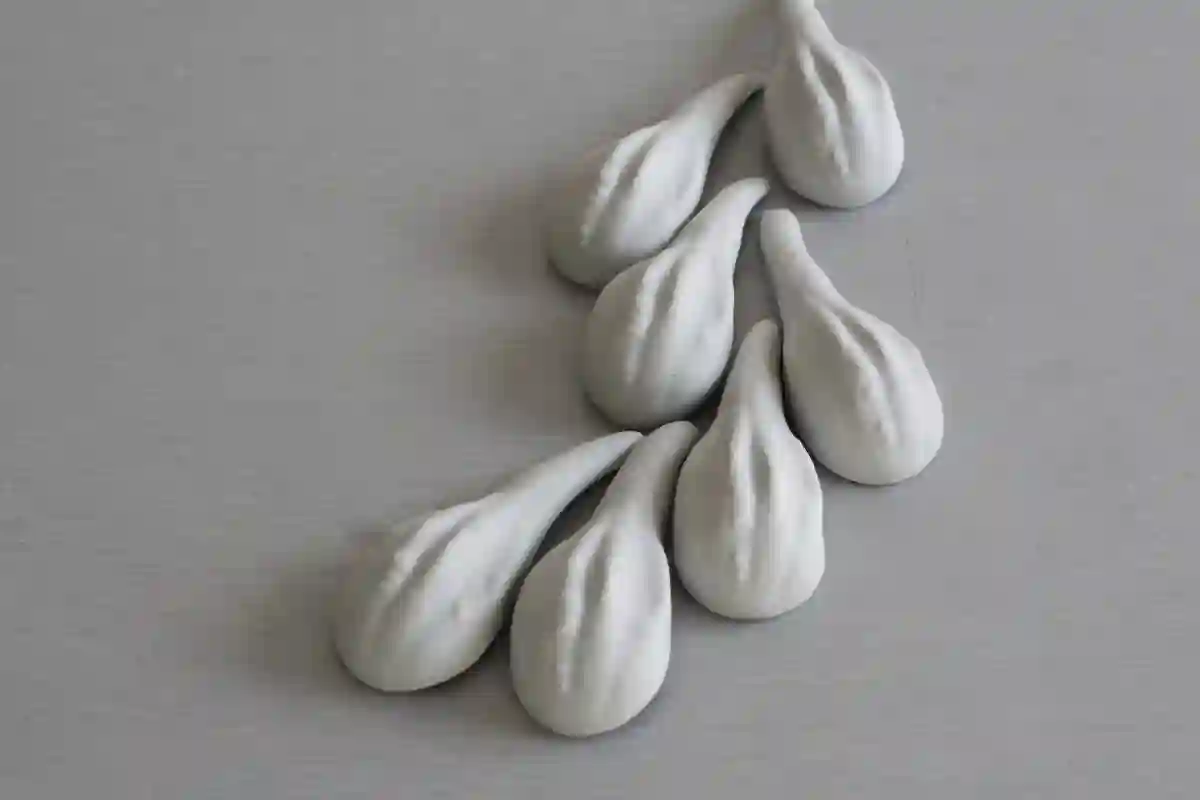 Cuchara de porcelana en forma de calabaza gris claro, cuchara de aperitivo, cuchara de cerámica