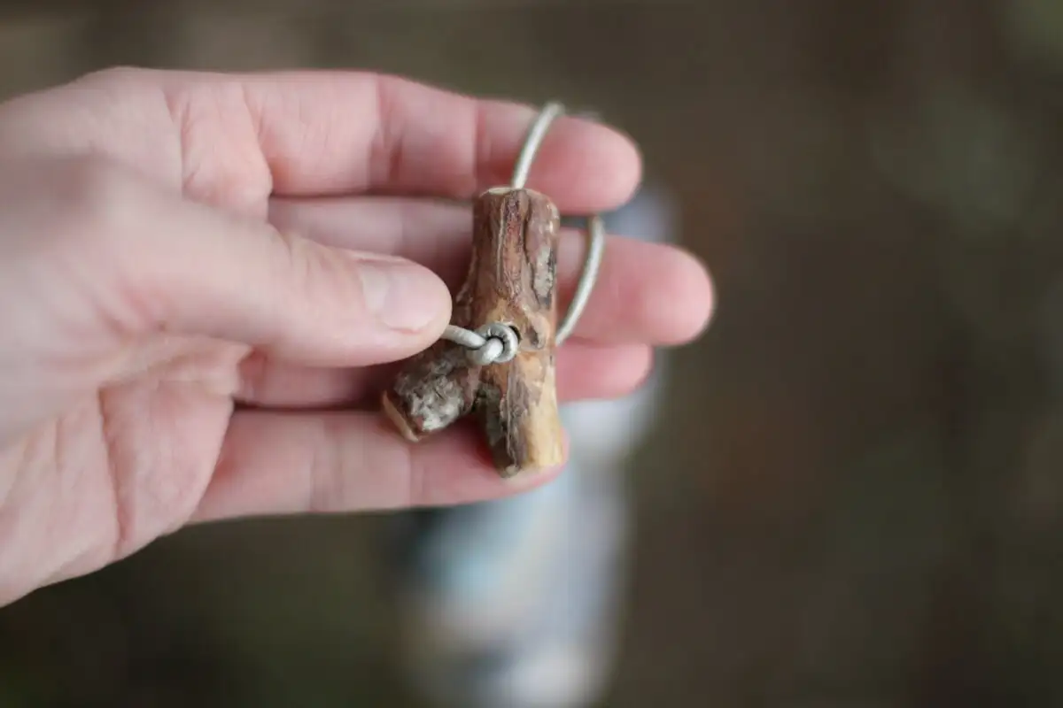 Collar de cerámica a la luz de la luna - raku disparado - listo para enviar OOAK - Imagen 6