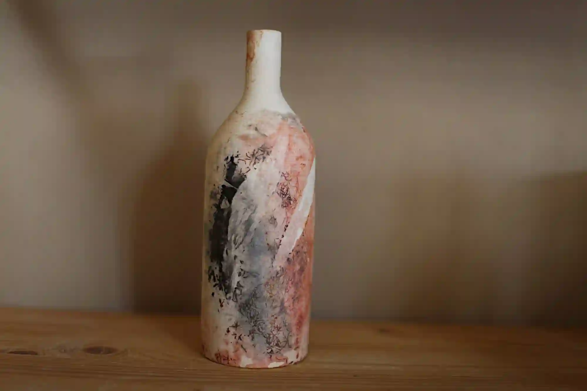 Botella cocida en pozo