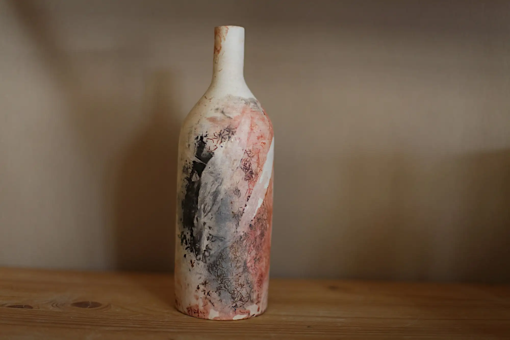 Botella cocida en pozo