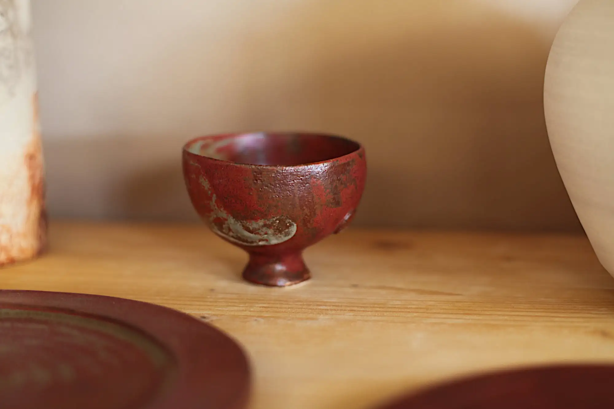 Cuenco de té Rond, copa de vino - glaseado de ceniza roja, 160 ml - Imagen 6