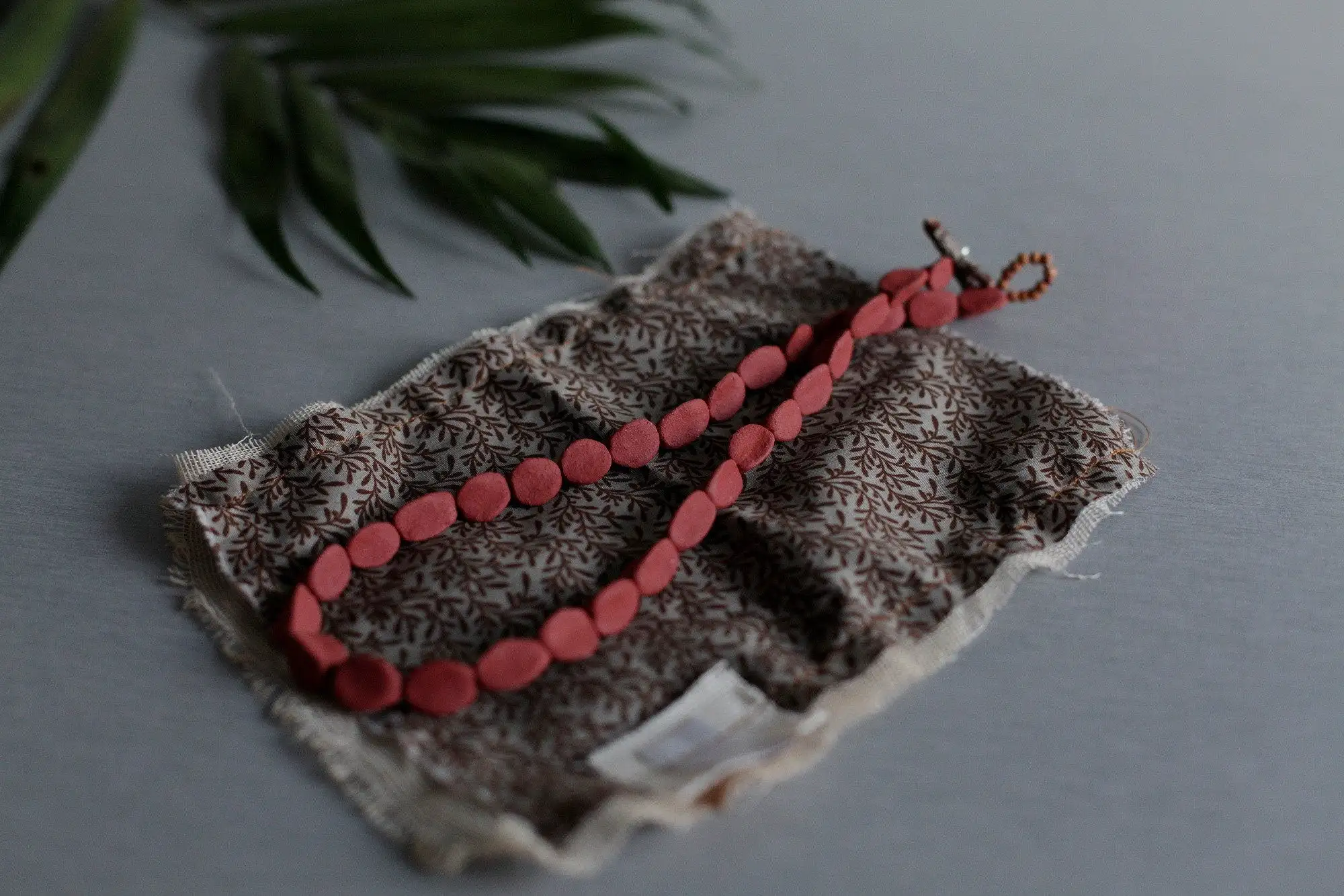 Seeds of good hope - handmade ceramic necklace - ready to ship - Image 3