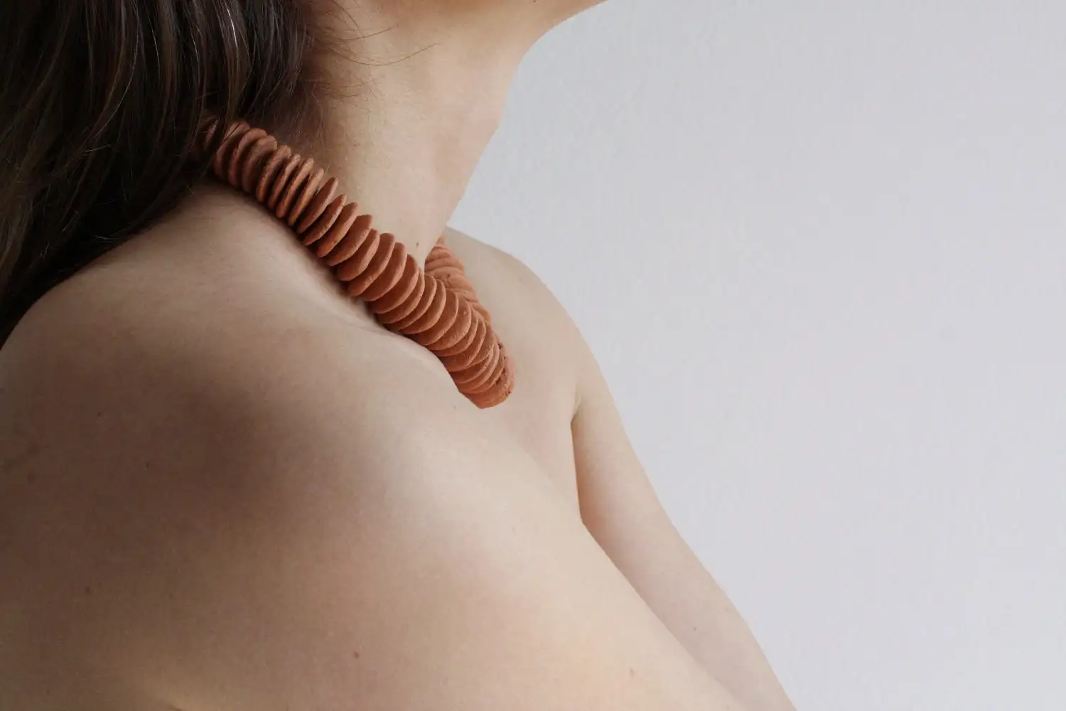 Rebanadas de vida - Collar de cerámica OOAK con mensaje - Hecho a pedido - Imagen 3
