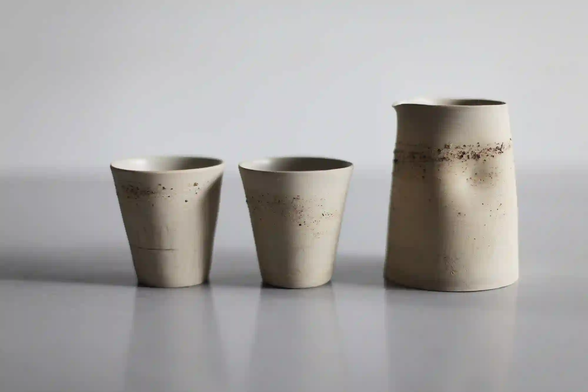 Juego de té - Juego de gong fu cha - taza justa con dos tazas de té