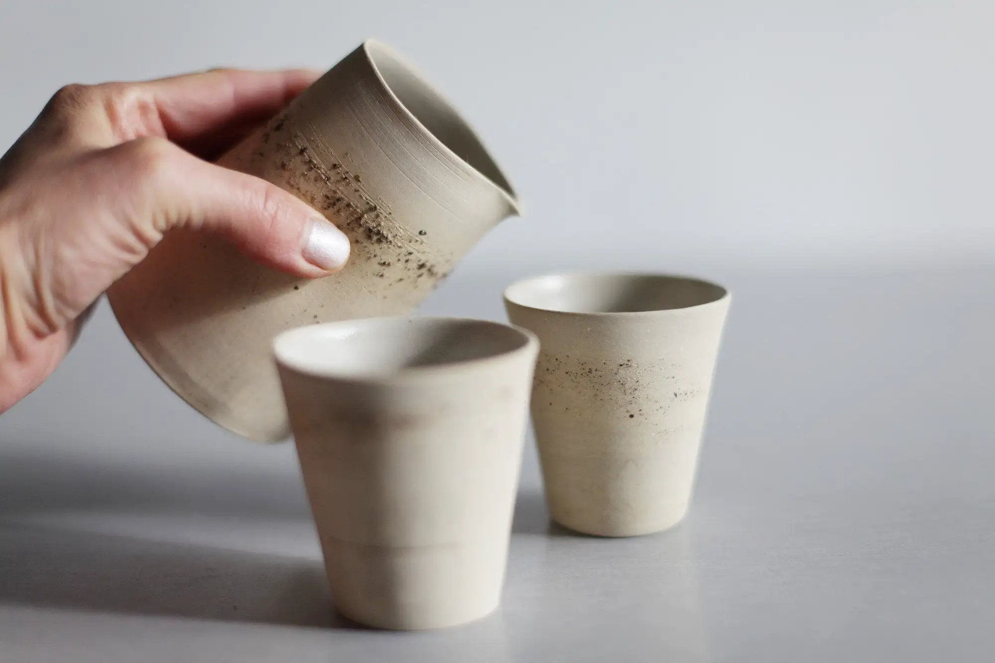 Juego de té - Juego de gong fu cha - taza justa con dos tazas de té - Imagen 3