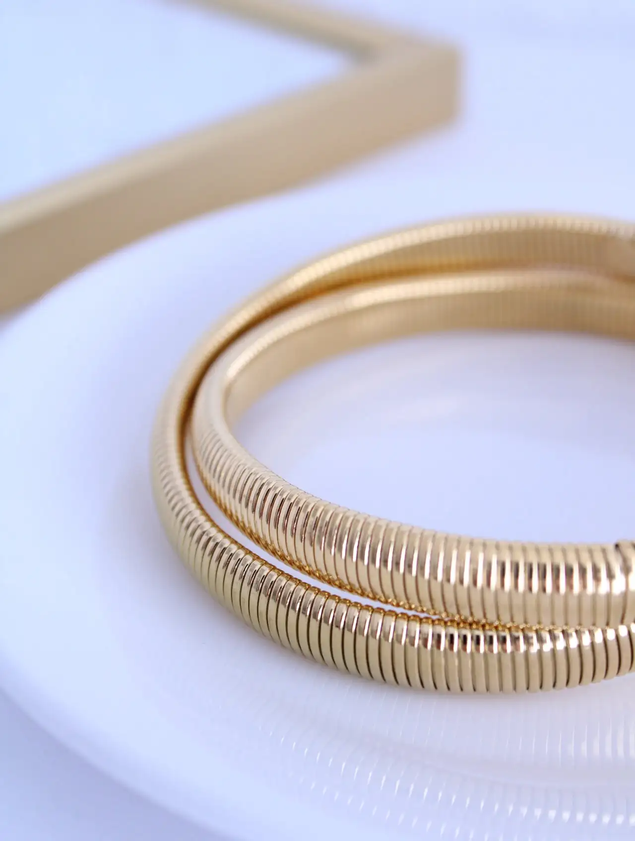 Pulsera Elastica Doble Piel de Serpiente - Imagen 2