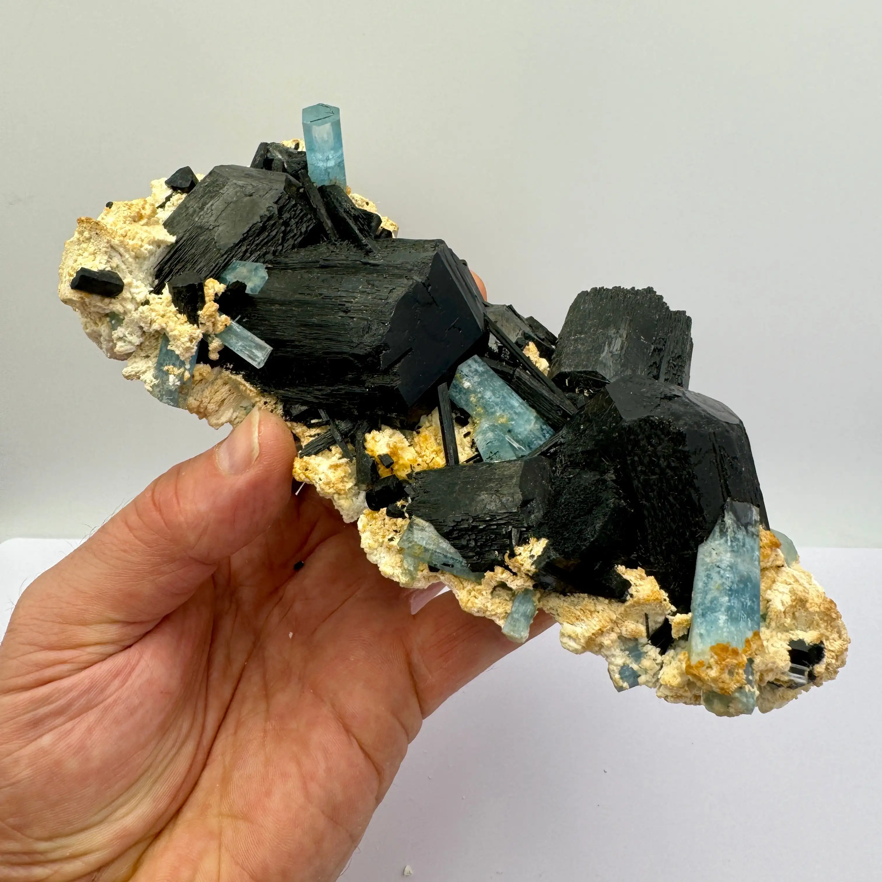 AGUAMARINA CON TURMALINA NEGRA - Imagen 2