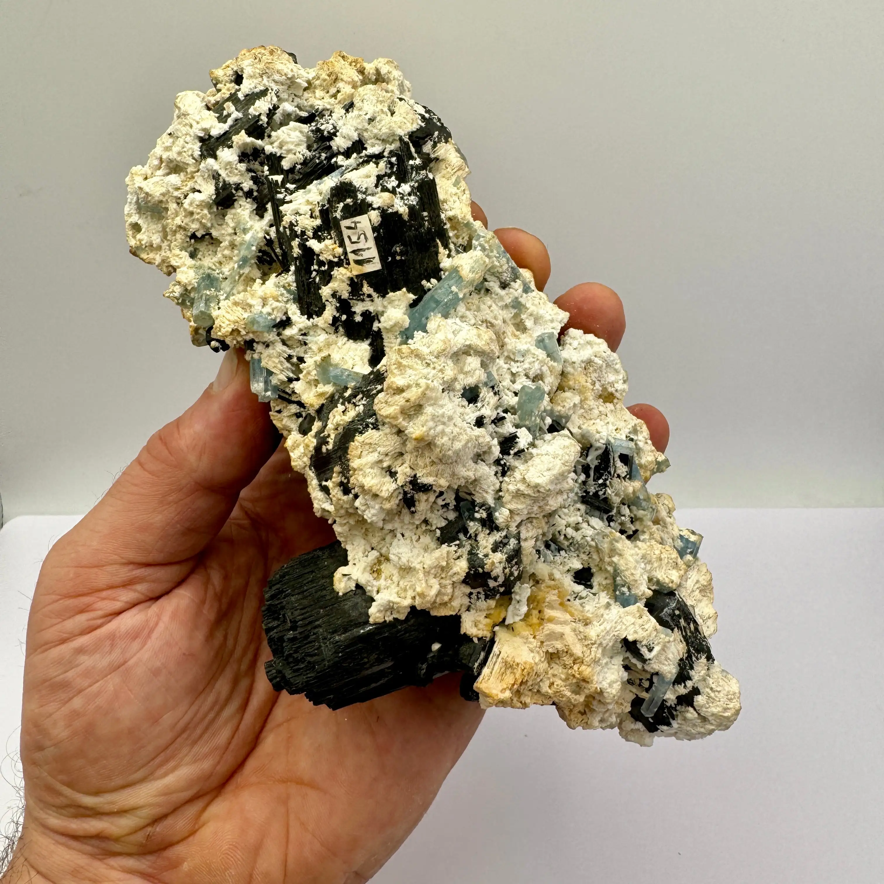 AGUAMARINA CON TURMALINA NEGRA - Imagen 6