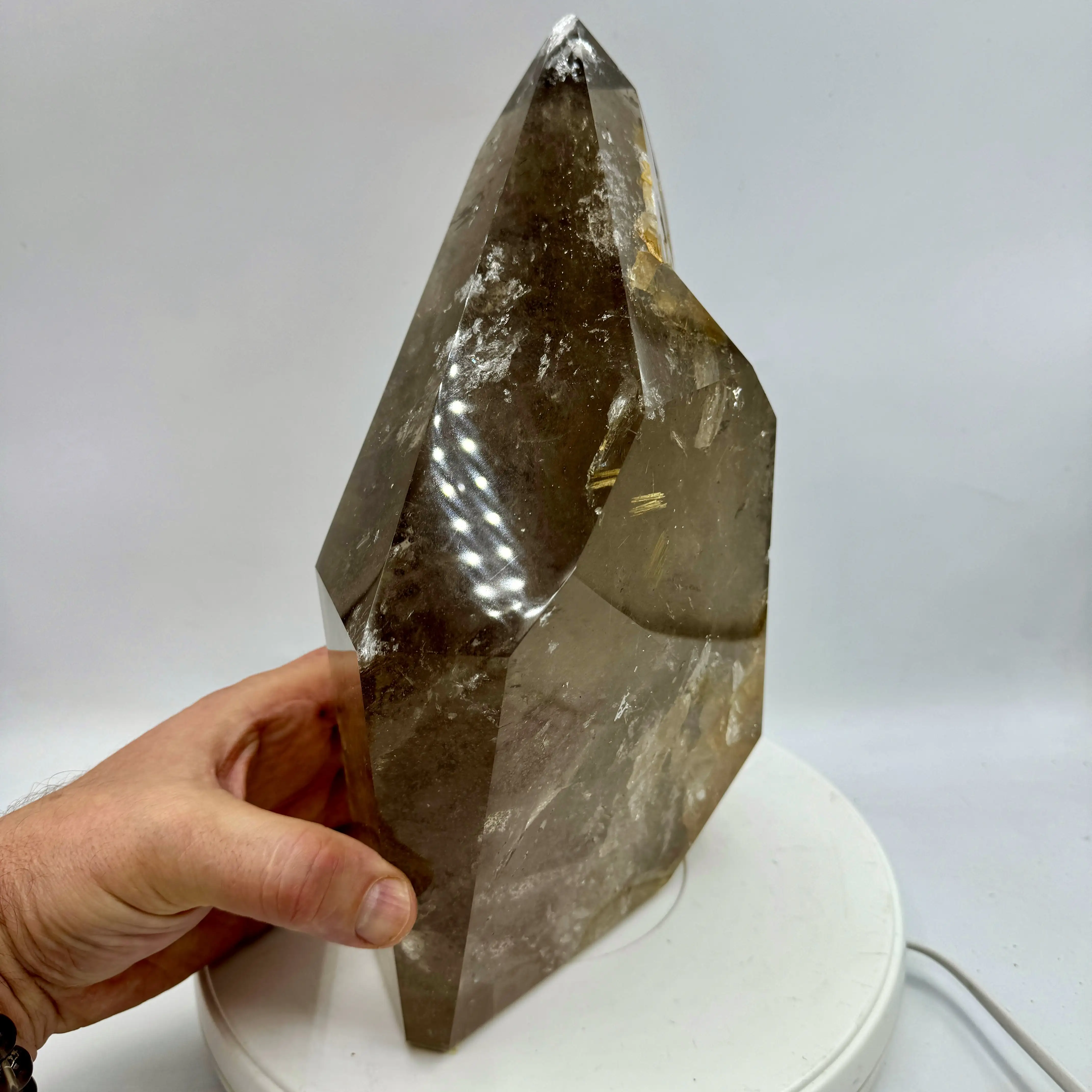 CUARZO AHUMADO CON RUTILO 6,9 kg. - Imagen 9