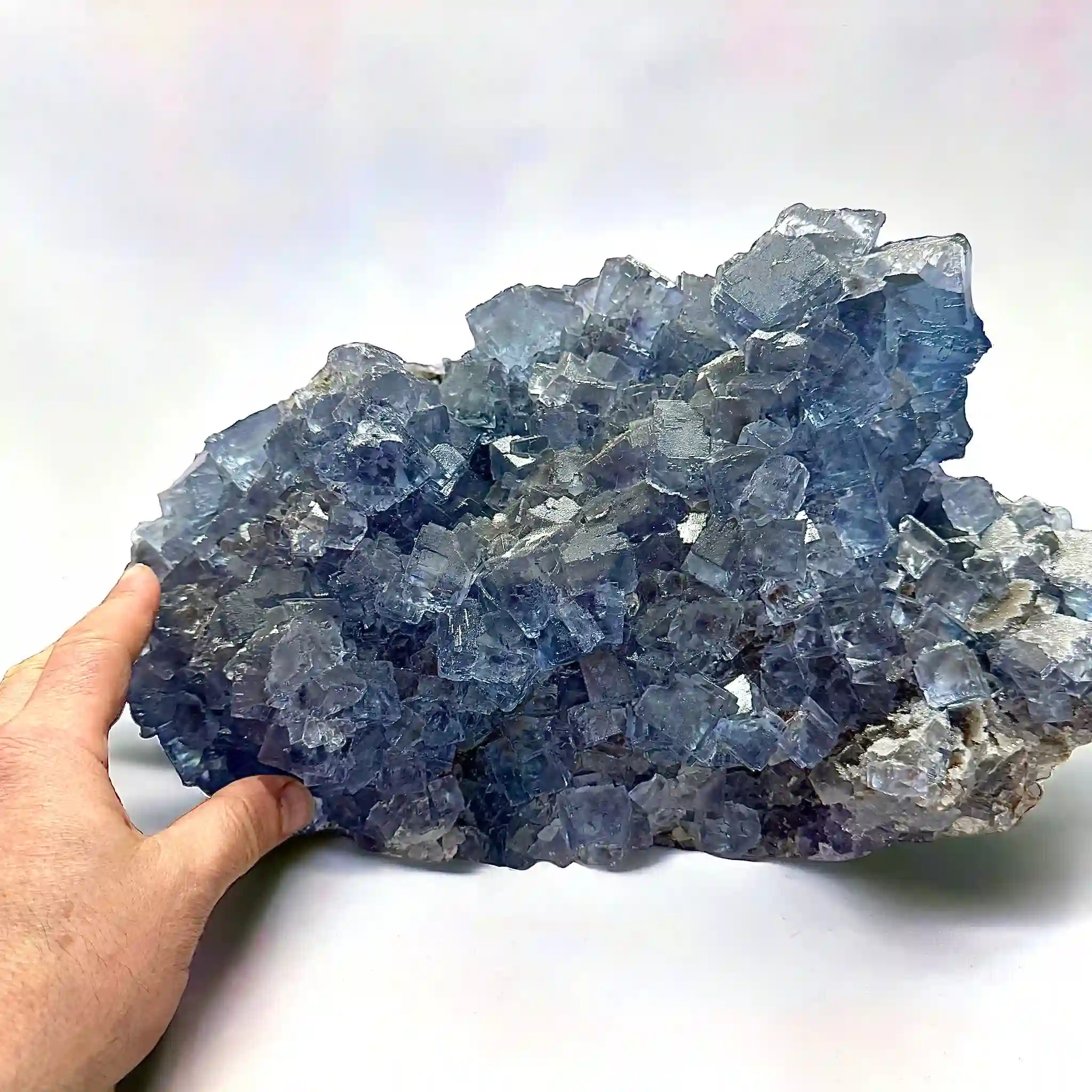 FLUORITA AZUL 13,6 kg. LA COLLADA ASTURIAS ESPAÑA